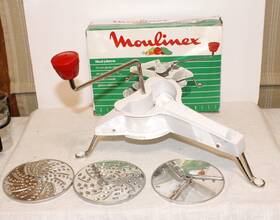 Moulinex 023321014457 Vintage White 445 Mouli-julienne Disc Slicer Shredder With Box France