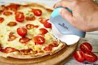Mozzbi Pizza Cutter Wheel Stainless Steel With Integrated Blade Guard In Blue 757583922822