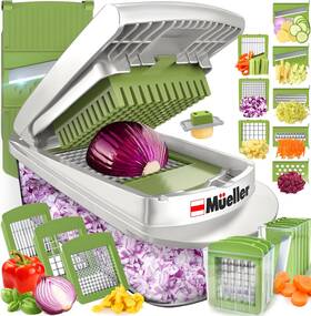 10in-1 Mueller Austria 313038738723 8 Blade Vegetable Chopper French Fry Cutter Potato Slicer Home Essentials