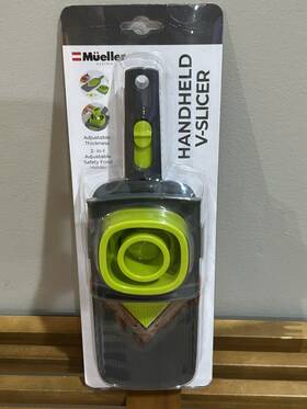 Mu-15 Mueller Austria Handheld Vegetable Compact Design V Slicer Mandolin New