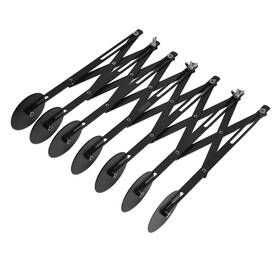 Munefe Munefe1v27prcqit-12 7 Wheel Pastry Cutter Multi Roller Stainless Ste
