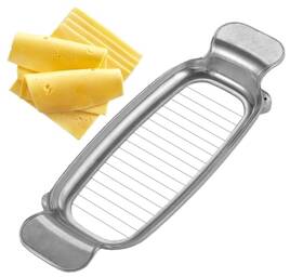Mia590 Myuiao Silver Butter Cutter Slicer Stainless Steel Cheese Cube With