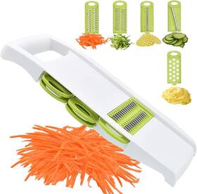 Nacolus 313049327312 5 In 1 Mandoline Slicer Vegetable Mandolin Multi Blade Potato Veggie Slic