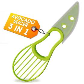 Nadoba 691025935332 Avocado Peeler 3 In 1 Slicer Tool - Three One Gre