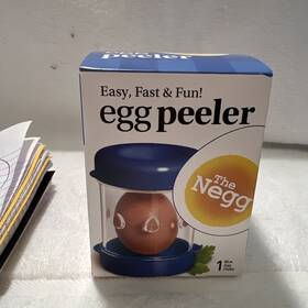 3190bl Negg The Boiled Egg Peeler - Blue