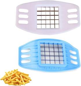 Nm-138 Nentment 2 Pack French Fry Cutter Onion Chopper Vegetable Handheld Potato Dicer M