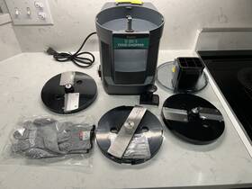 B0d4cfwwfd Newha Newhai 3-in-1 Electric Vegetable Dicer Slicer Shredder Tested 110v
