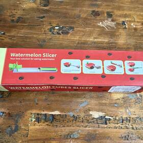 X0027eidrf Newitem Watermelon Slicer And Melon Baller Scoop Stainless Steel Fruit Cutter Set