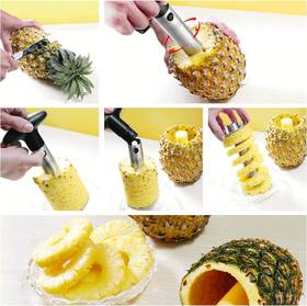 B06xcxqfxm Newness Ongoing Pineapple Corer Upgraded Reinforced Thicker Blade Premium