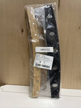 Newproduct 445034686678 Sharp Pizza Cutter Stainless Steel Rocker Blade Knife Wooden Handle And Cover 14 Inch