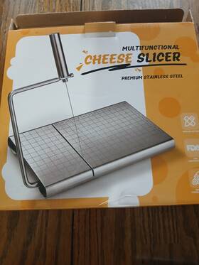 6-zsq-006 Nixnehc Cheese Slicers For Block Adjustable Stainless Steel Standard Silver
