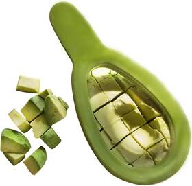Nobrand 747665387878 Stainless Steel Avocado Slicer Dicer Pit Remover Kitchen Tool