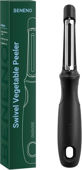 Pl1o1bk1 Nobrand Sharp Swivel Peeler Stainless Steel Non-slip Dishwasher Safe