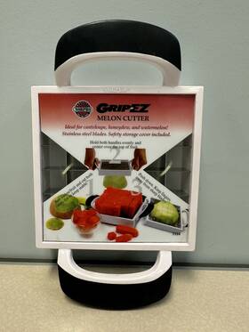 Norpro 028901051143 Grip-ez Square Melon Cutter With Grip Stainless Steel Blade Style 5114