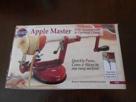 865r Norpro Apple Master Peeler Pares Cores Slices Recipes Vacuum Base
