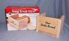 Norpro Our Daily Bread Wood Slicer In Box Hardwood Kitchen Gadget 028901003630
