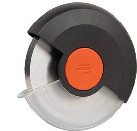 5879 North Atlantic Imports Llc Blackstone Palm Pizza Cutter With Circular Blade And Sliding Cover