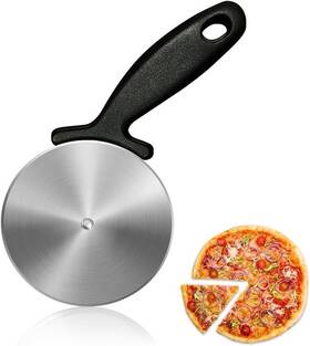 Ncpizcut9 Nutrichef 4-inch Pizza Cutter Wheel - Sharp Stainless Steel Slicer With