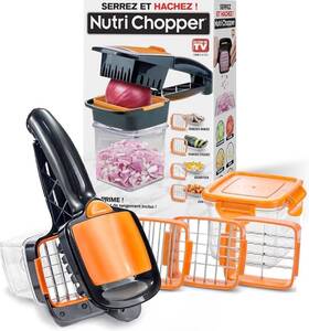 2705 Nutrichopper Nutri Chopper Vegetable Slicer That Chops Cubes And Wedges - Multi-purpose