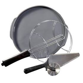 Nuwave-pizzaac01 Nuwave Oven Pizza Kit With Liner Flipper And Dual Cutter/server