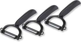 Ofxdd 445023176128 Fruit And Vegetable Peelers 3 Pcs - Ceramic For Kitchen With Sharp Blades