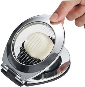 B07hr84wnl Olbuwa Egg Slicer Cutter And Wedger For Hard Boiled Eggs - Stainless Steel Wire 3-in-1 D