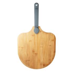 Old Stone 048002000086 Bamboo Foldable Paddle Pizza Peel 14x16-inch