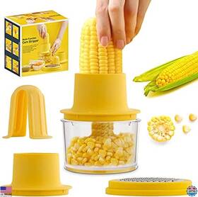 B094c9tmwk Olekurt Corn Cob Stripper Peeler Tool Quick Kernel Cutter With Bowl And Handle