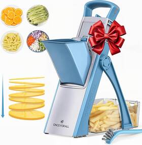 Js001 Once For All Upgrade Safe Mandoline Slicer Plus Biger Size Adjustable Vegetabl