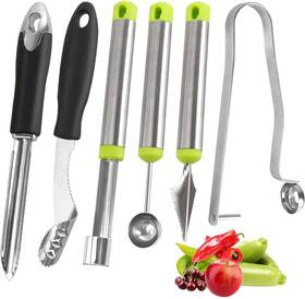 Op16 Openfly Vegetable Corer Tool 6 Pcs Stainless Steel Fruit And To
