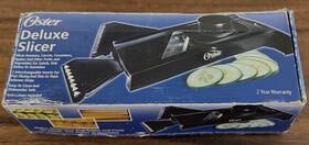 53029 Oster Black 5 Pc Mandolin Deluxe Slicer 3 Blades New