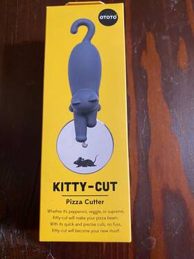 Ot020 Ototo Kitty Cut Pizza Cutter Wheel - Cutters Stainless Steel Brand New In Box
