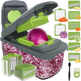 B860g-8 Ourokhome Vegetable Chopper Onion With Container Multifunctional Veggie Dicer Mand