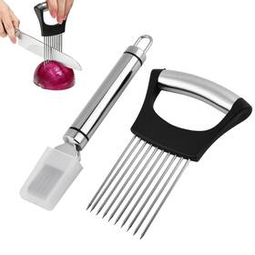 22442266 Ovrilossa Onion Holder And Slicer Set Kitchen Scallion Cutter Herb