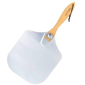 Ppwhslv1401001 Ovthmt Pizza Peel 14 Inch Aluminum Paddle X 16 With Foldable Wood Han