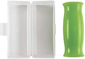 1062036 Oxo Good Grips Silicone Garlic Peeler With Stay-clean Storage Case Clear 1ea