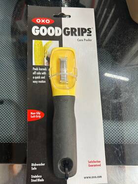 1192100 Oxo New Good Grips Corn Peeler Non-slip Grip Blade Crofton Yellow Stainless