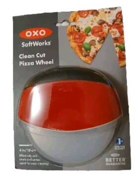Oxo 710802080598 New Softworks Good Grips Clean Cut Heavy Durable Pizza Wheel Cutter