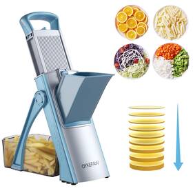 My-js003-hl Oykefaw Safer Mandoline Slicer For Kitchen Thickness Adjustable Onion Vegetable Chop