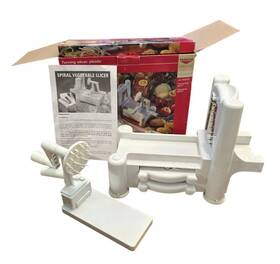 Cm2127 Paderno World Cuisine Vegetable Spiralizer Turning Slicer With Box