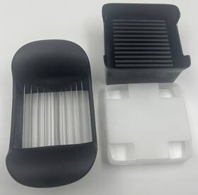 022325binspca5 Pampered Chef Quick Slice 1181 Vegetable Fruit Egg Slicer Complete 3pcs
