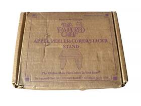Pampered Chef 099999124354 Vintage Apple Peeler Corer And Slicer Stand New In Open Box