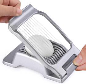 Partyreal 726085007160 Egg Slicer Multipurpose 304 Stainless Steel Wire For Hard Boiled