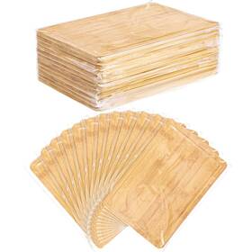 Fa-patelai-157178 Patelai 12 Pack Bulk Plain Cutting Board Set Kitchen Chopping Boards Rectangu
