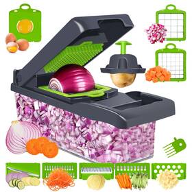 Pawpro 730763603452 14 In 1 Fruit Vegetable Slicer Cutter Food Onion Veggie Dicer Chopper Kitchen
