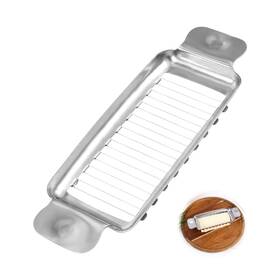 1033125 Peutier 304 Stainless Steel Multipurpose Slicer For Block Cheese Butter And M Silver