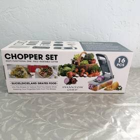 Ut-016s-200 Phantom Chef Multi-functional 16-piece Vegetable Cutter Set Nib