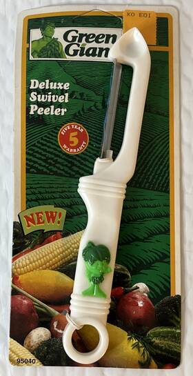 Pillsbury 024131950409 Jolly Green Giant Deluxe Swivel Peeler Sprout 1994 New