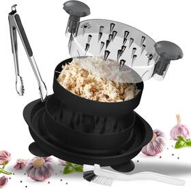 Cs-01 Pinnacle Supply Chicken Shredder Tool With Suction Cups Tongs And Cleaning Brush - Large 12 Inch Meat