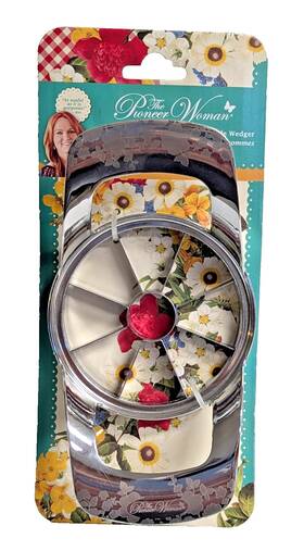 33533 Pioneer Woman Spring Bouquet Apple Wedger Slicer Corer Stainless Steel Kitchen